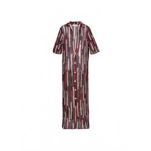 chinese dress ladies Kaida Slinky Maxi Dress with Hardware / Burnt Orange | Meshki main image 1